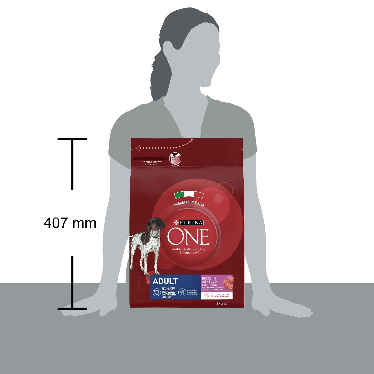 PURINA ONE® Dog Adult Ricco in Agnello con Riso