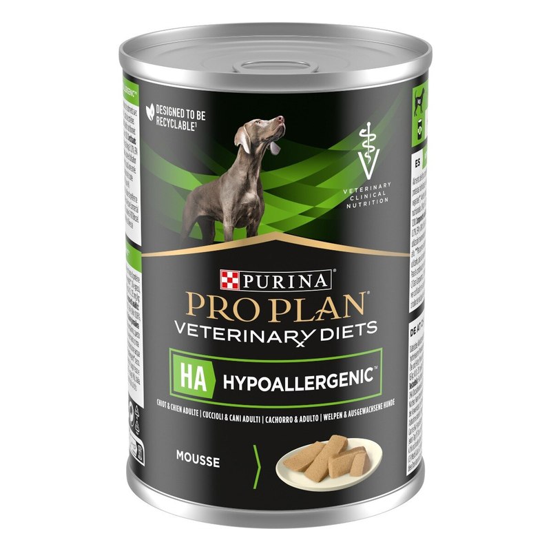 PURINA PRO PLAN VETERINARY DIETS umido cane HA Hypoallergenic, Purina Pro Plan Veterinary Diets 400 g