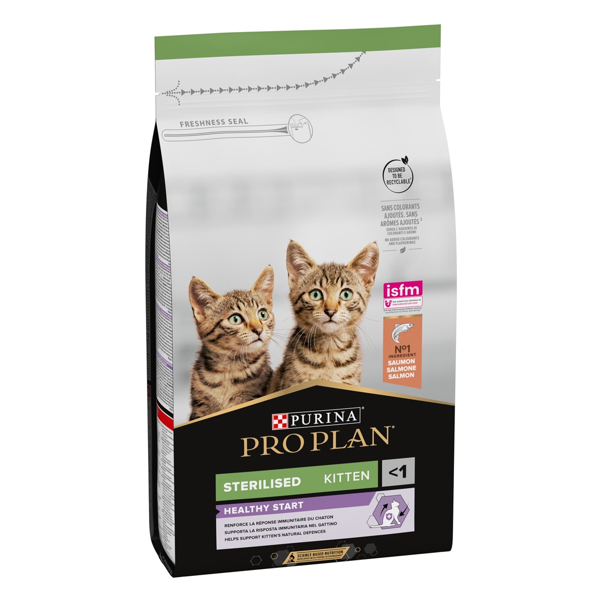 PURINA PRO PLAN® STERILISED Kitten Crocchette ricche in Salmone