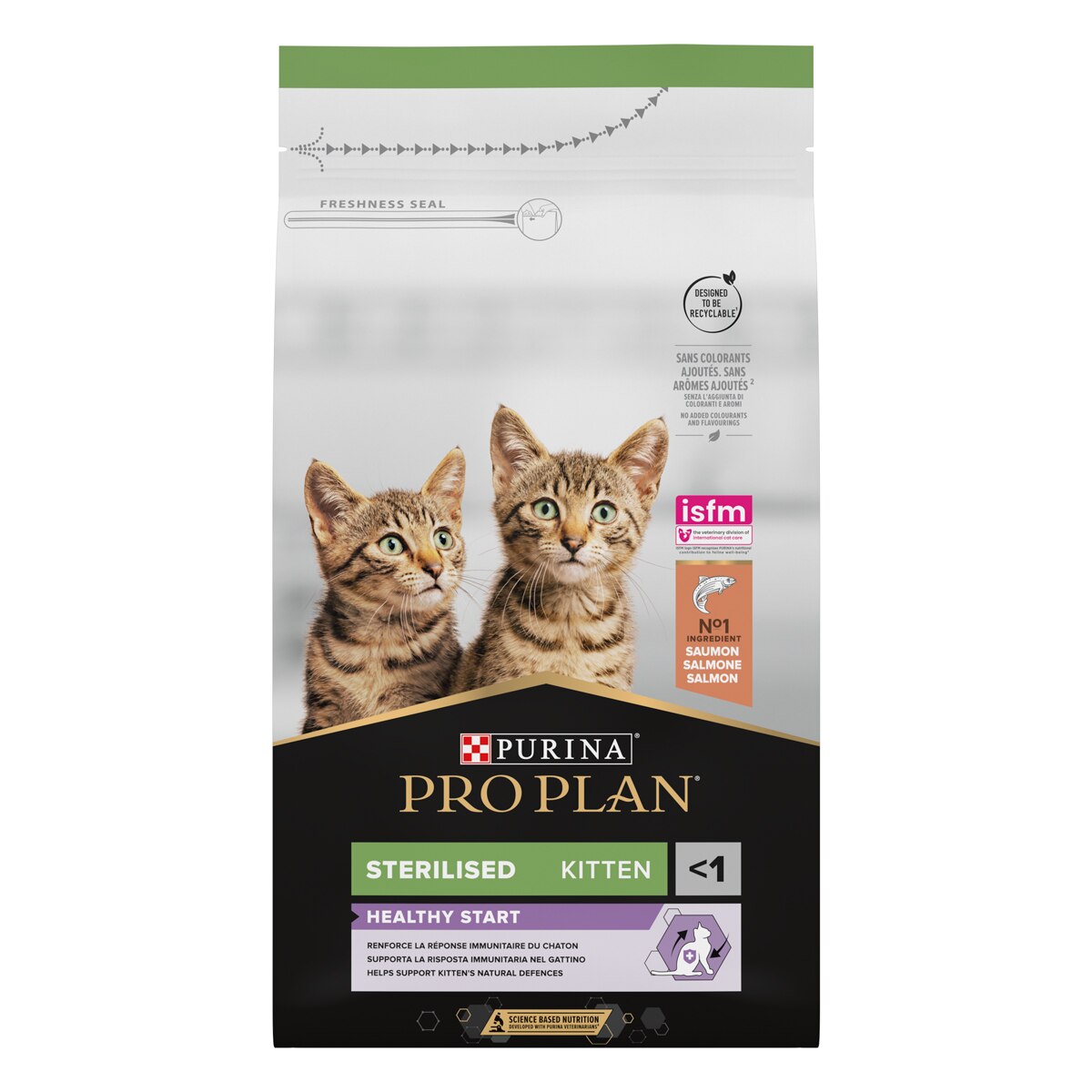 PURINA PRO PLAN® STERILISED Kitten Crocchette ricche in Salmone