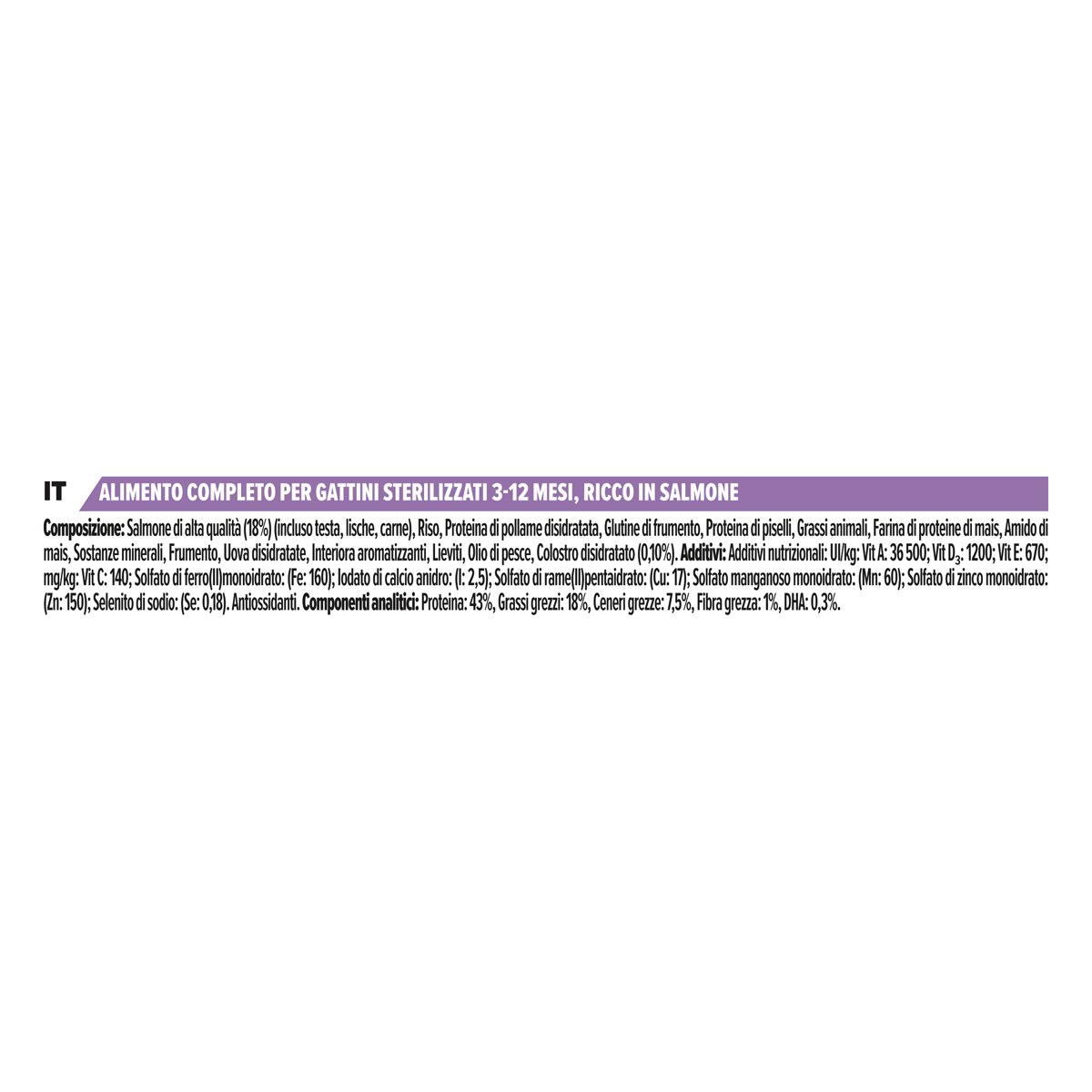 PURINA PRO PLAN® STERILISED Kitten Crocchette ricche in Salmone