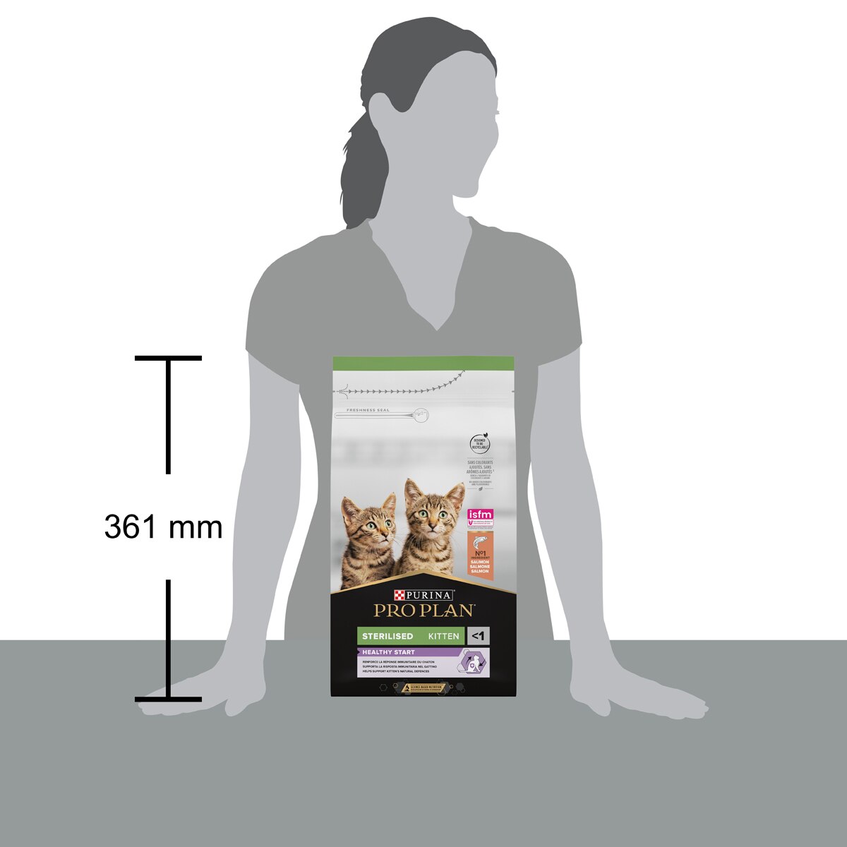 PURINA PRO PLAN® STERILISED Kitten Crocchette ricche in Salmone