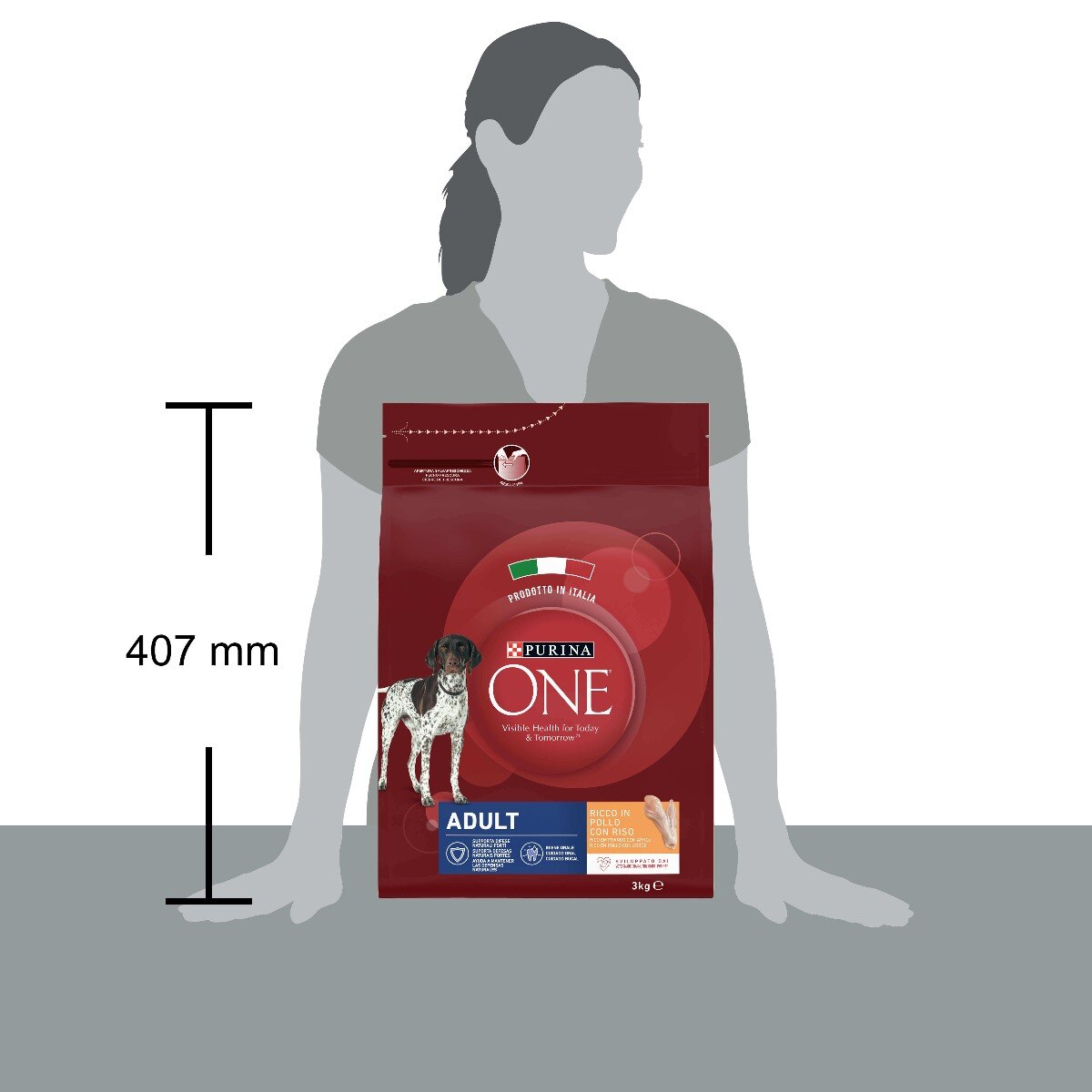 PURINA ONE® Dog Adult Ricco in&nbsp;Pollo con Riso