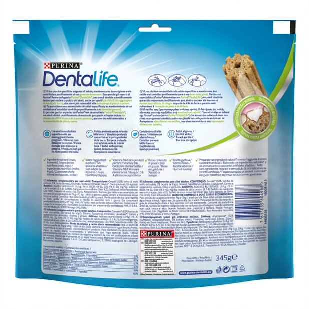 DENTALIFE® Multipack Snack Cane per l'igiene orale Taglia Small