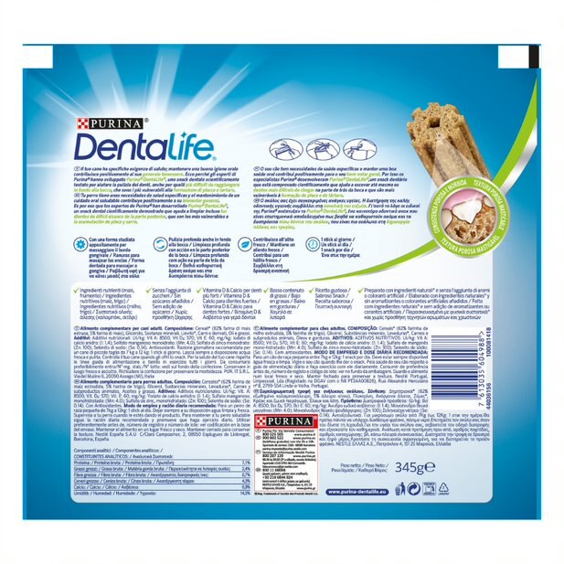 DENTALIFE® Multipack Snack Cane per l'igiene orale Taglia Small