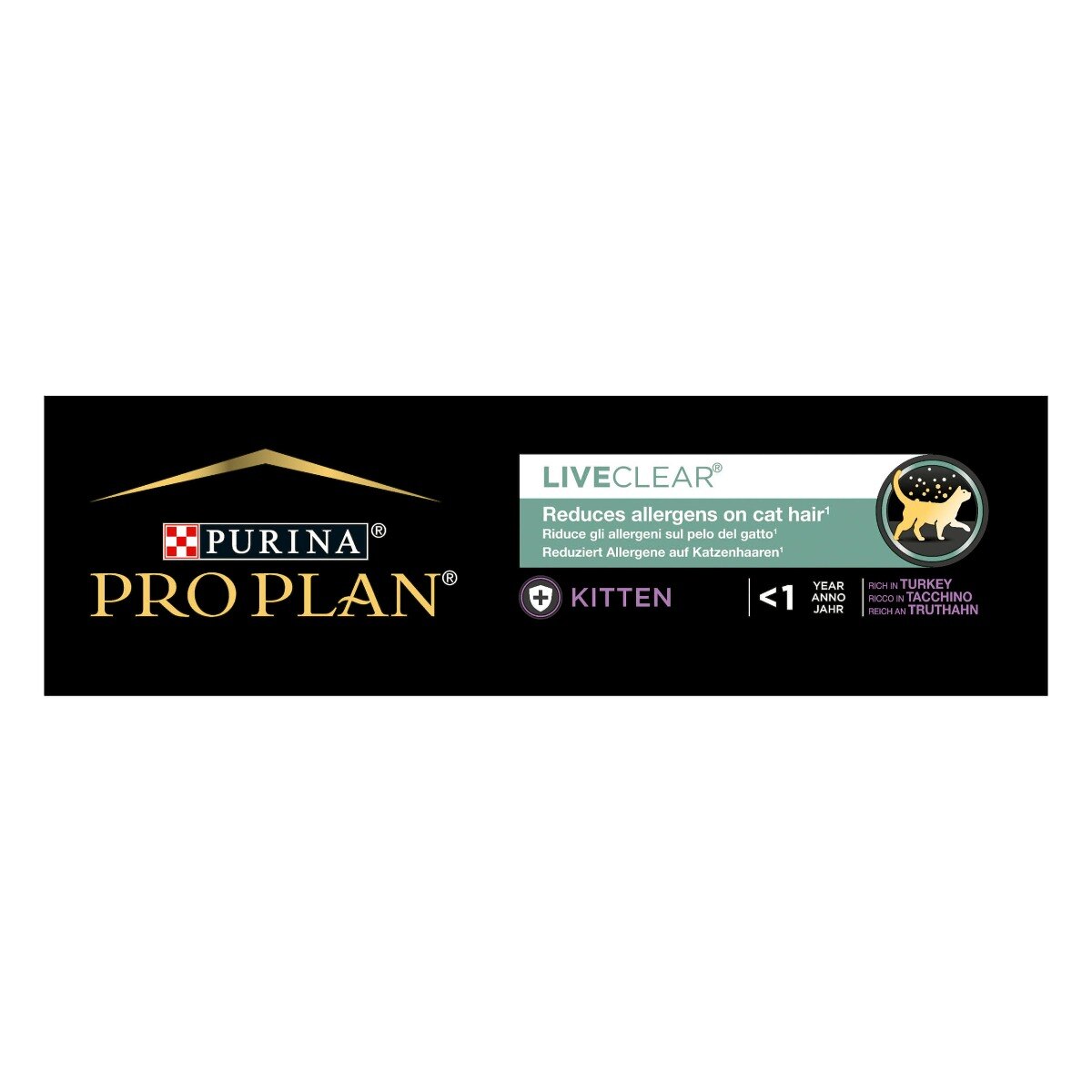 Crocchette per gattino anti-allergene – Purina PRO PLAN® LiveClear® Kitten Ricco in Tacchino 1,4 kg