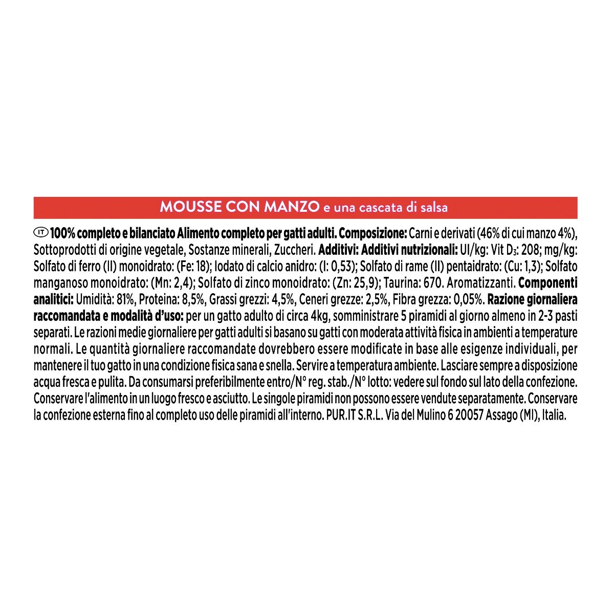 GOURMET REVELATIONS MANZO (4X57G) IT - 228g (4x57g)