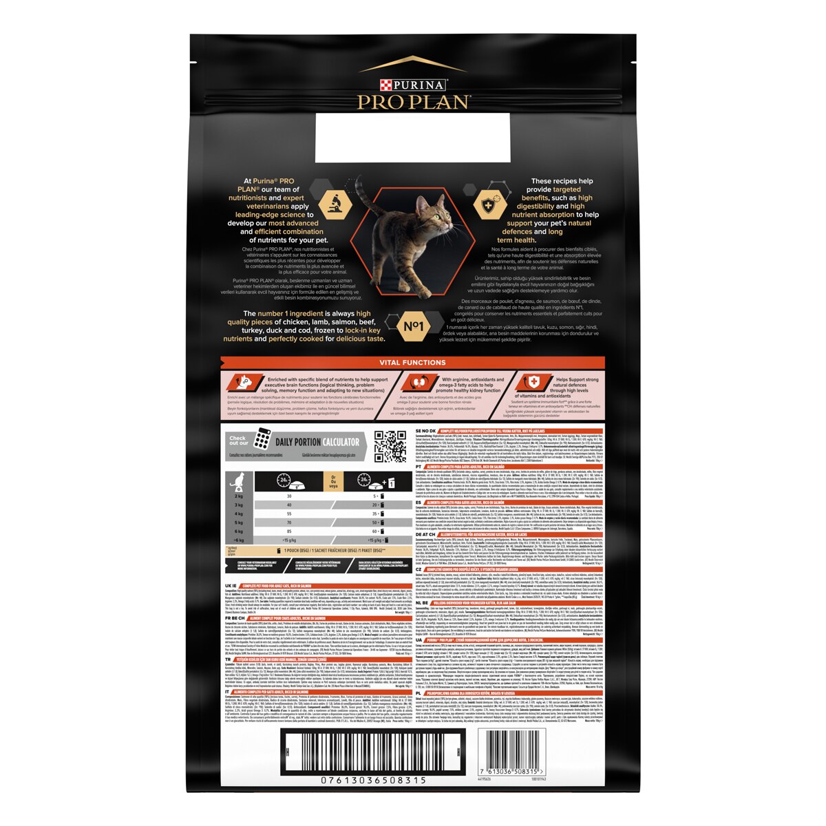PURINA PRO PLAN® Adult 1+ Vital Functions Ricco In Salmone