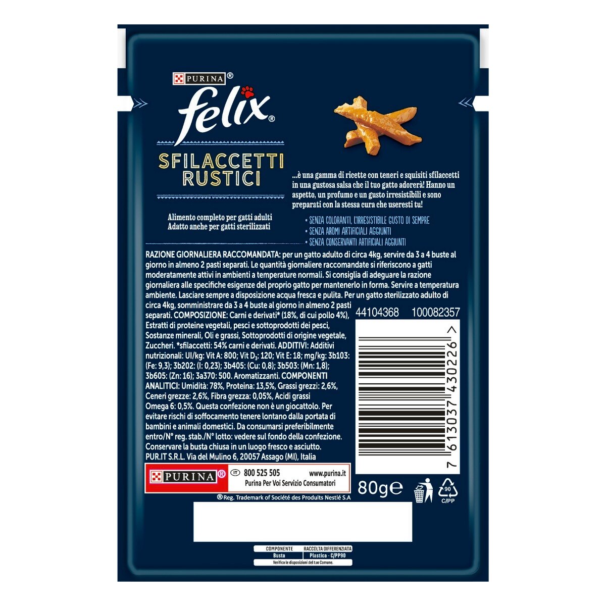 FELIX® SFILACCETTI RUSTICI Pollo