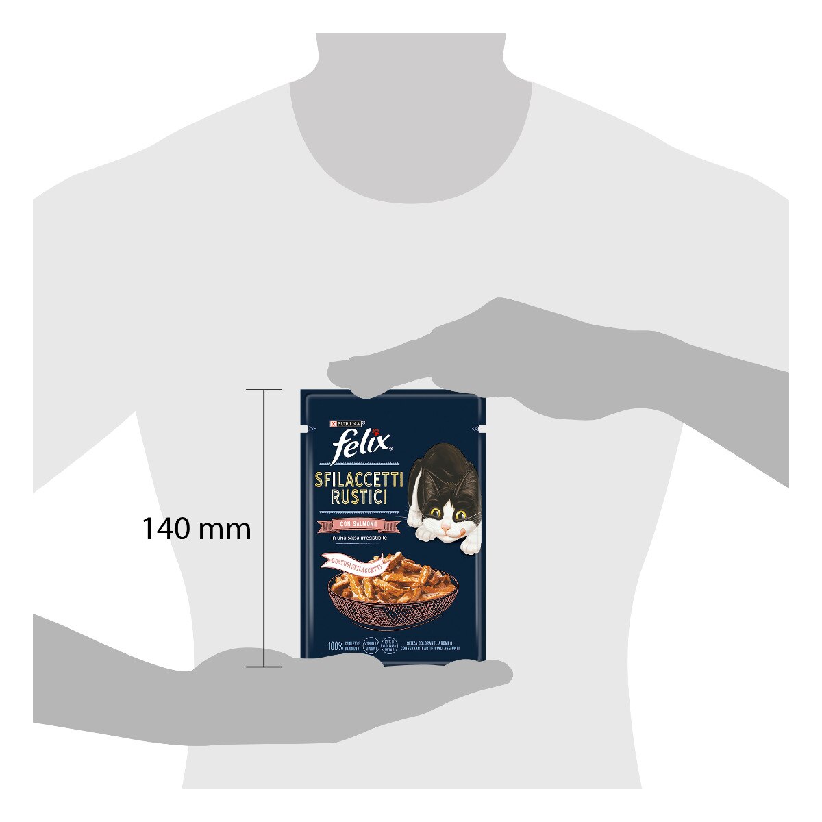 FELIX® SFILACCETTI RUSTICI Salmone