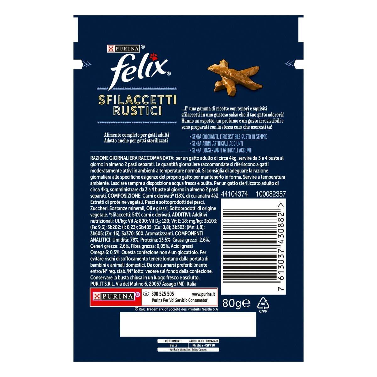 FELIX® SFILACCETTI RUSTICI Anatra