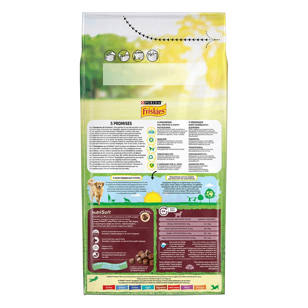 FRISKIES® Cane Crocchette Nutri Soft con Manzo