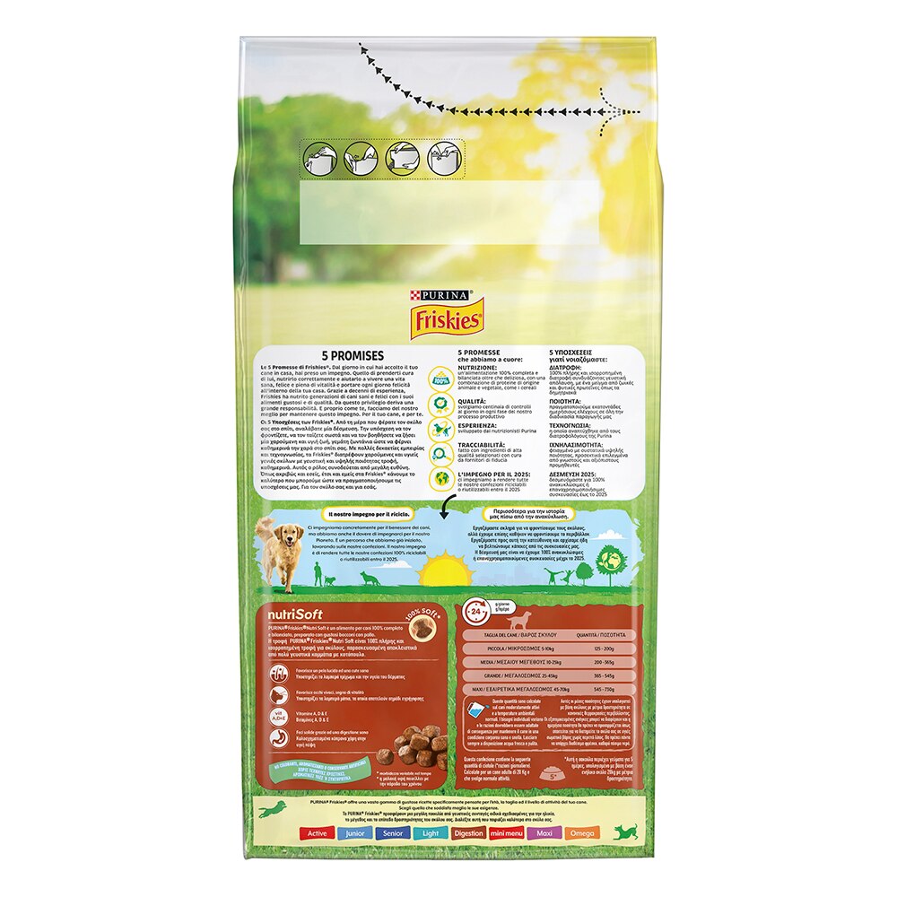 FRISKIES® Cane Crocchette Nutri Soft con Pollo
