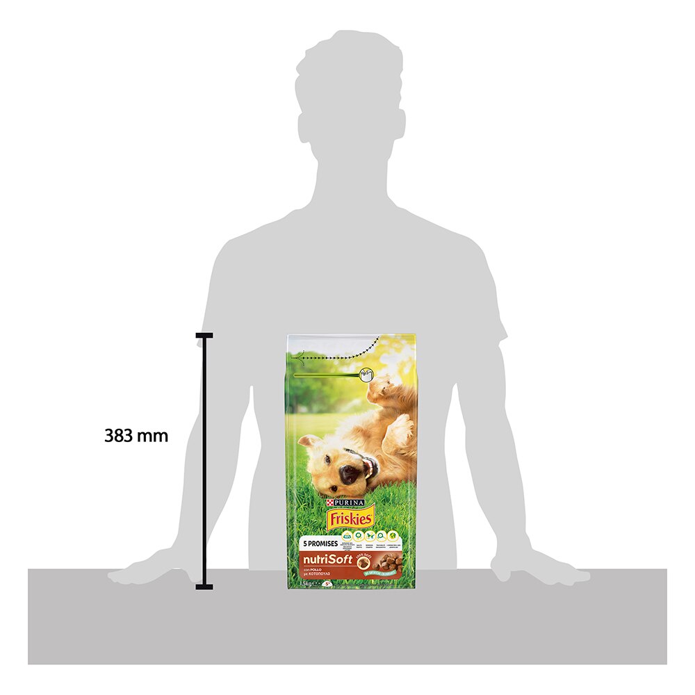 FRISKIES® Cane Crocchette Nutri Soft con Pollo