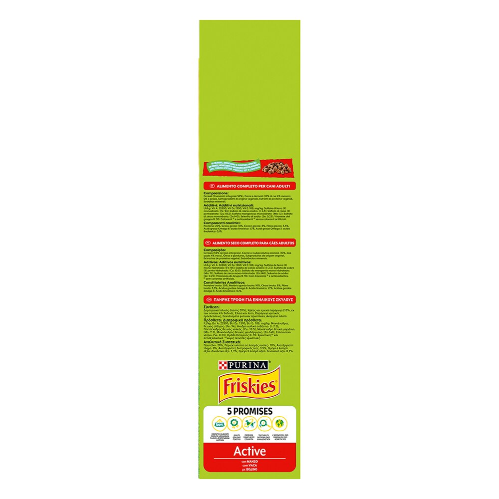 FRISKIES® Cane Crocchette Active con Manzo