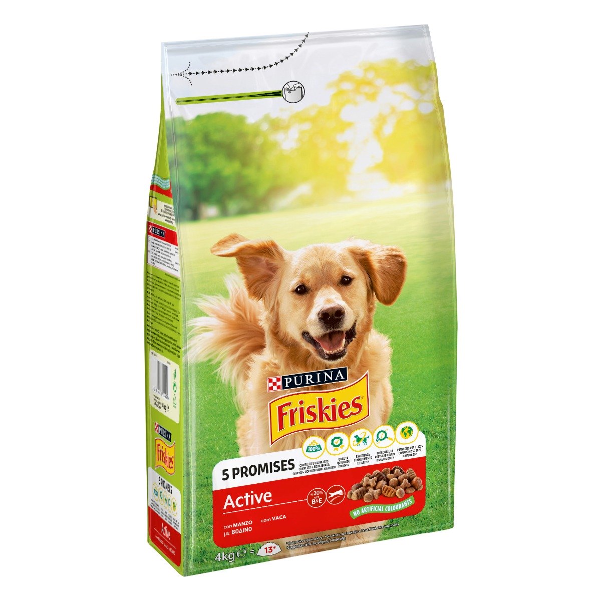 FRISKIES® Cane Crocchette Active con Manzo