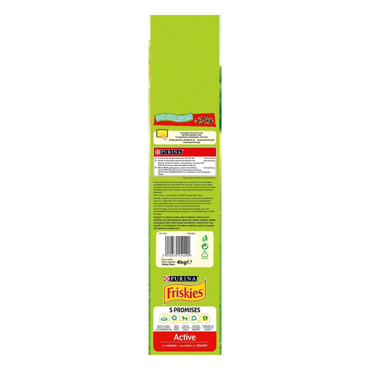 FRISKIES® Cane Crocchette Active con Manzo
