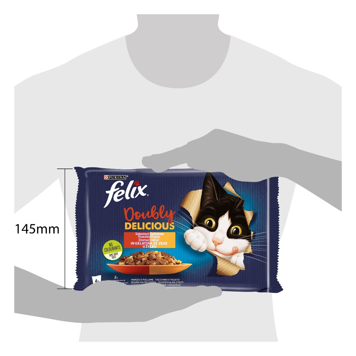FELIX® Doubly Delicious Selezioni Deliziose - (Manzo&Pollame/Tacchino&Fegato)
