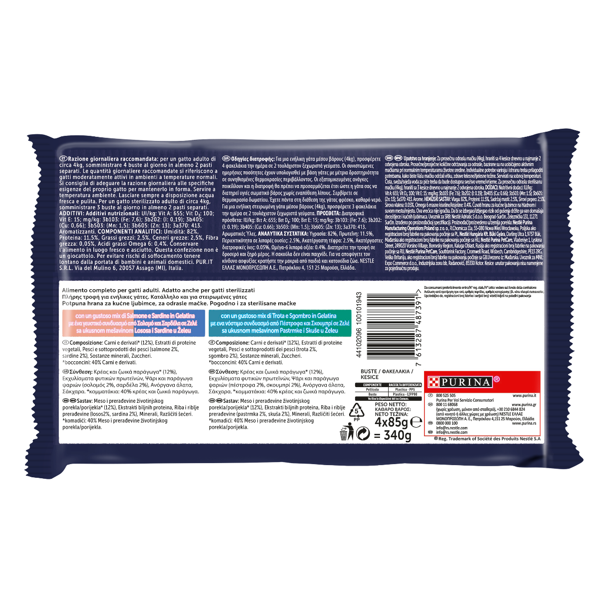 FELIX® Doubly Delicious Selezioni con Pesci - (Salmone&Sardine/trota&Sgombro)