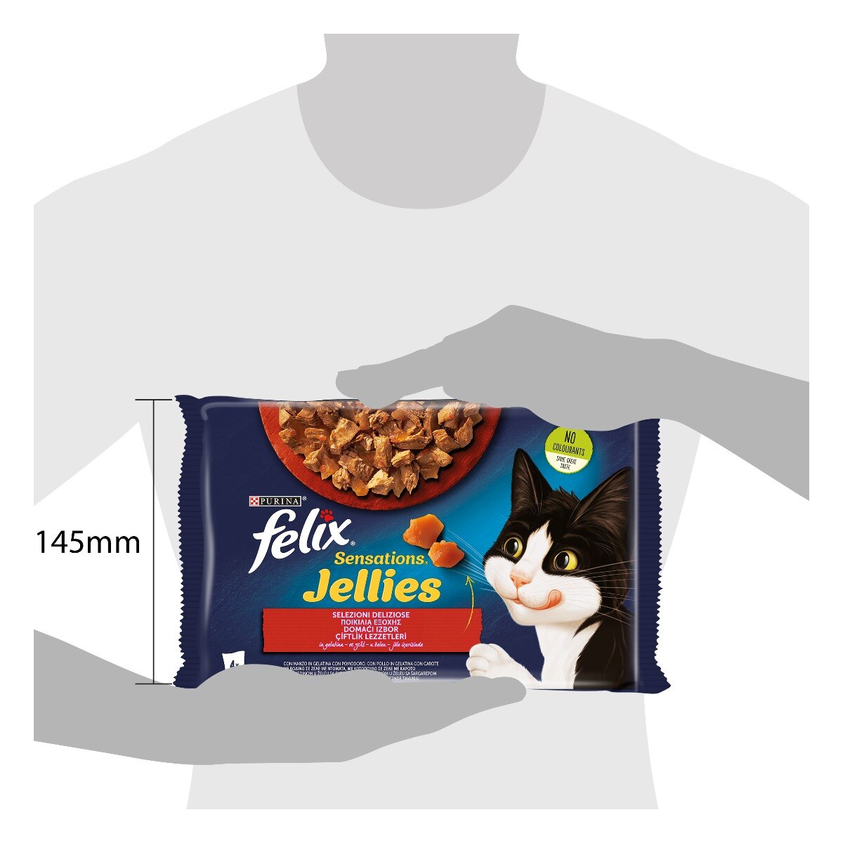 FELIX® Sensations Jellies Selezioni Deliziose - (Manzo&pomodoro/Pollo&Carote)