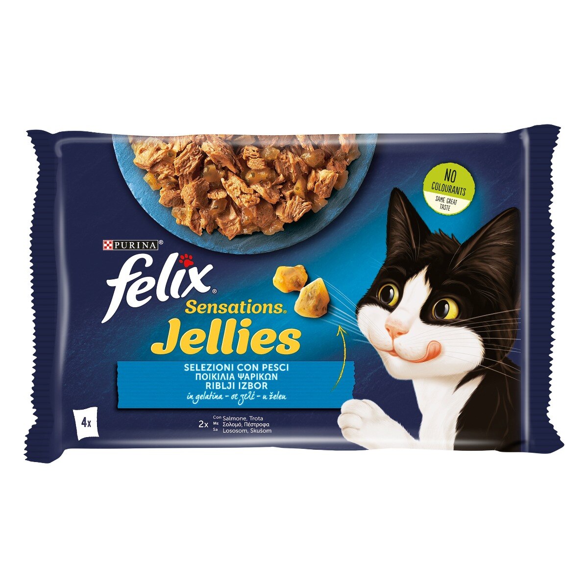 FELIX® Sensations Jellies Selezioni con pesci - (salmone/trota)