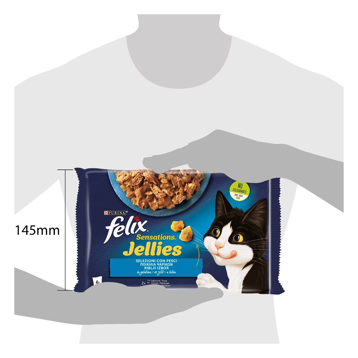 FELIX® Sensations Jellies Selezioni con pesci - (salmone/trota)