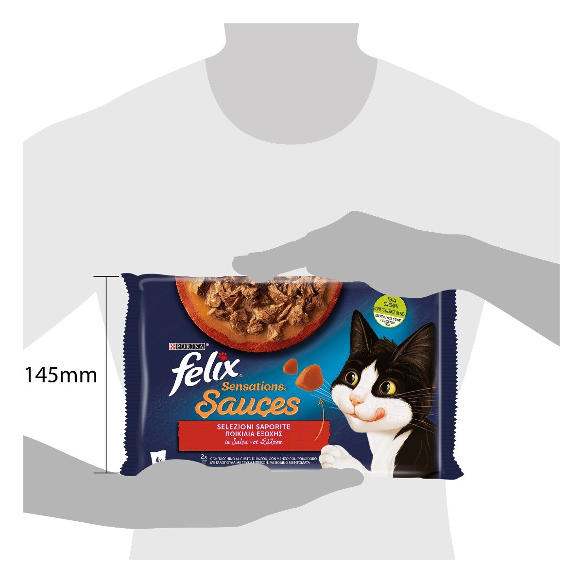 FELIX® Sensations Sauces Selezioni Saporite (Tacchino&bacon/manzo&pomodoro)