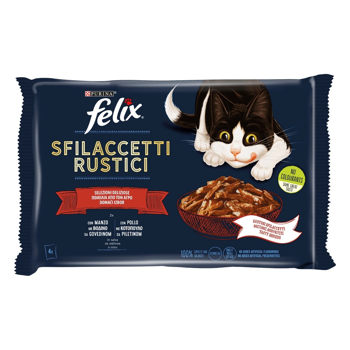 FELIX® Sfilaccetti Rustici - Selezioni Deliziose con Manzo, Pollo - 2022
