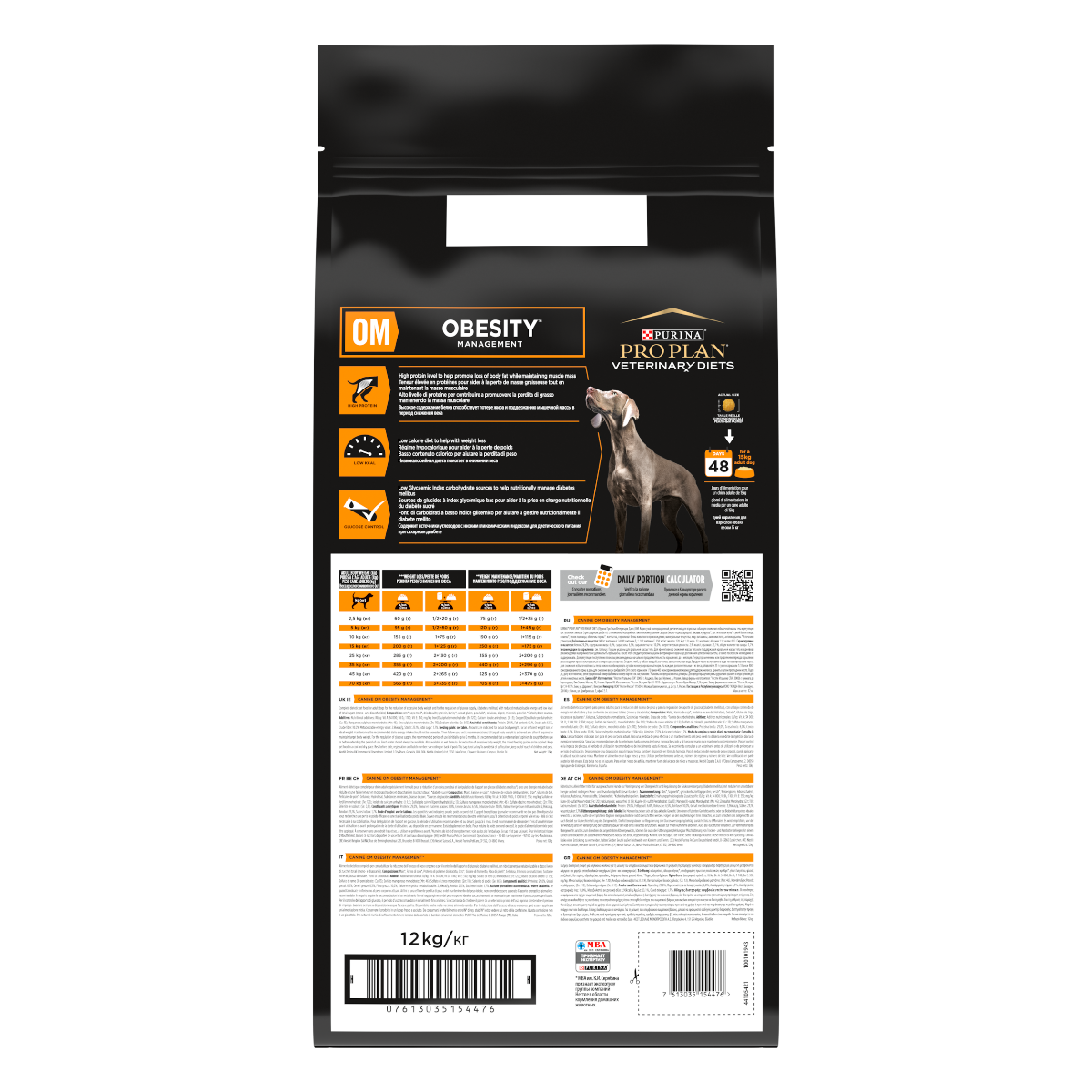 PURINA PRO PLAN® VETERINARY DIETS secco cane OM Obesity Management