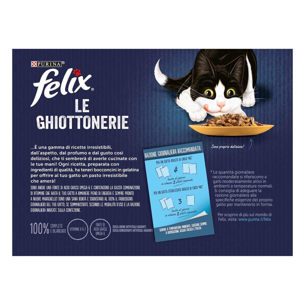 FELIX® Le Ghiottonerie Le varietà - (Platessa/tonno/coniglio/agnello)