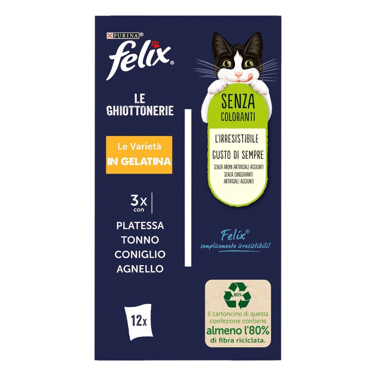 FELIX® Le Ghiottonerie Le varietà - (Platessa/tonno/coniglio/agnello)