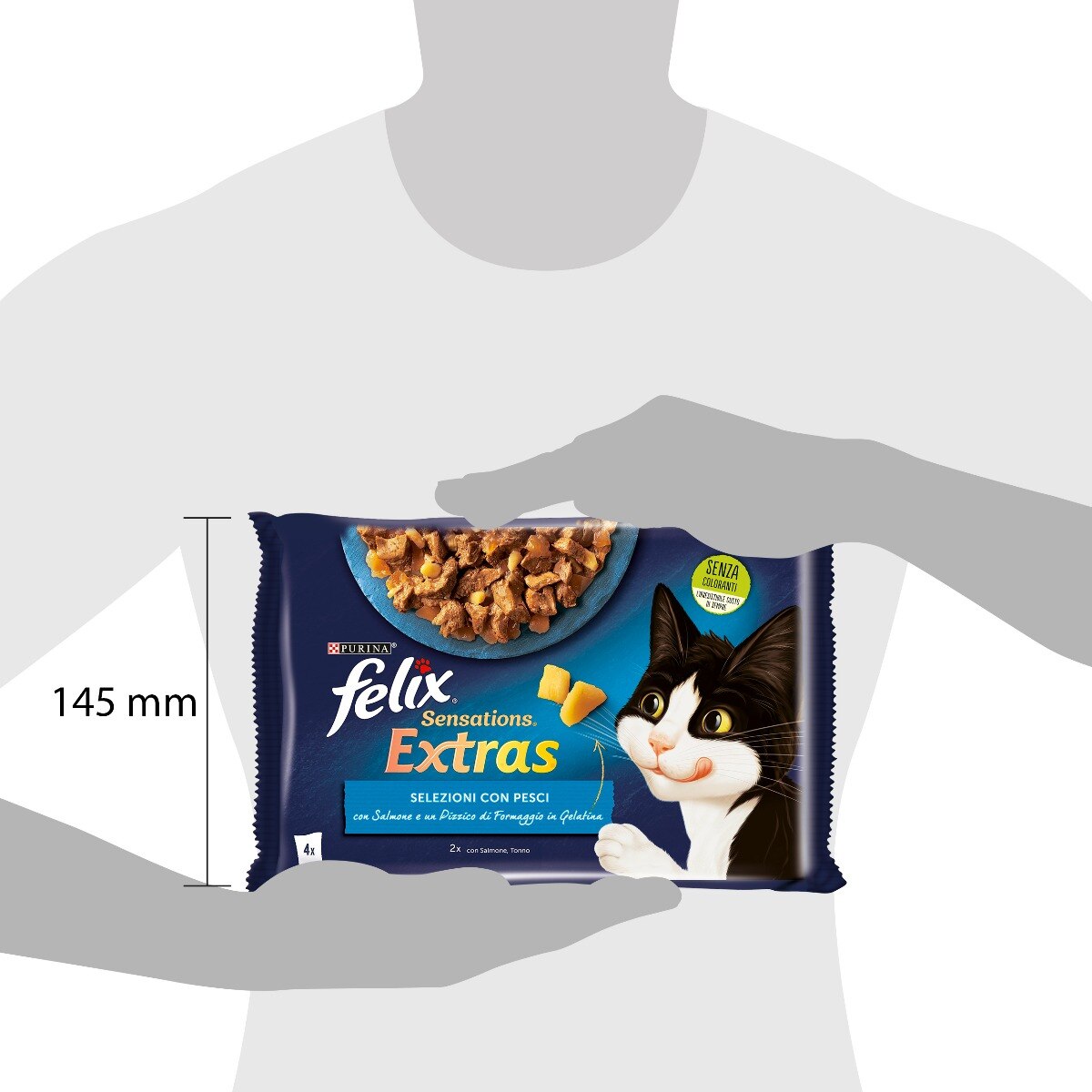 FELIX® Sensations Extras Selezioni con pesci (Salmone/Tonno con Formaggio)