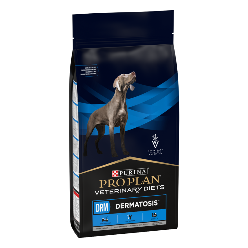Purina Pro Plan Veterinary Diets Drm Dermatosis Crocchette Per Cane - 12 Kg - Immagine 4
