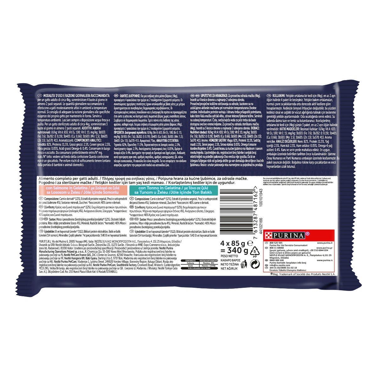 FELIX® Ghiottonerie Selezioni con pesci - (Salmone/Tonno)