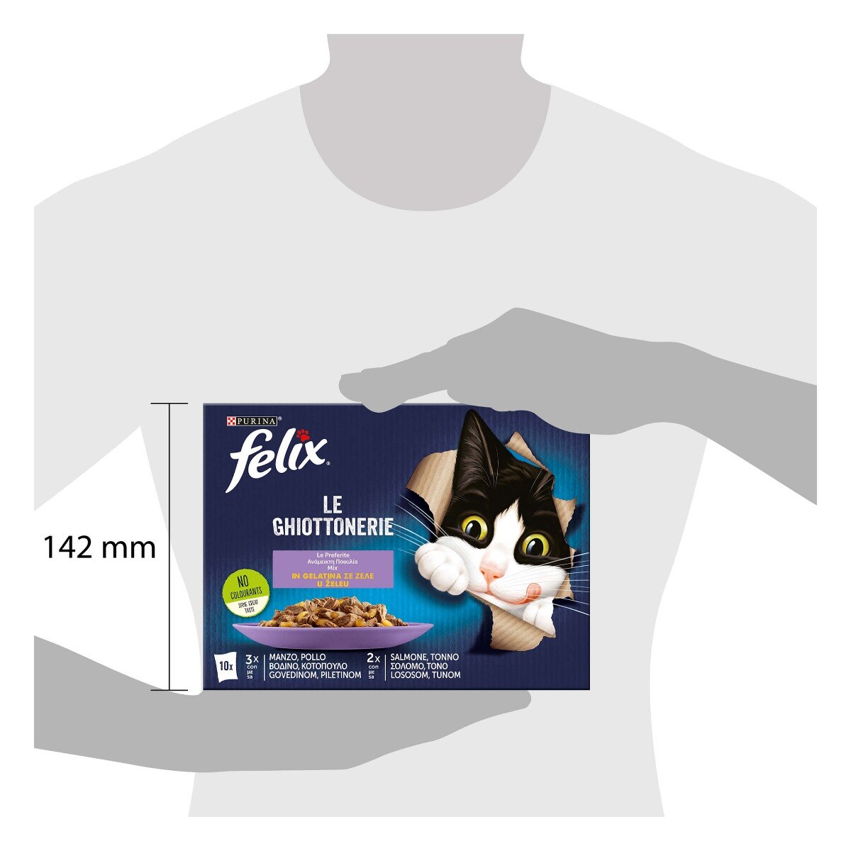 FELIX® Ghiottonerie Le Preferite - (Manzo/Pollo/Salmone/Tonno)