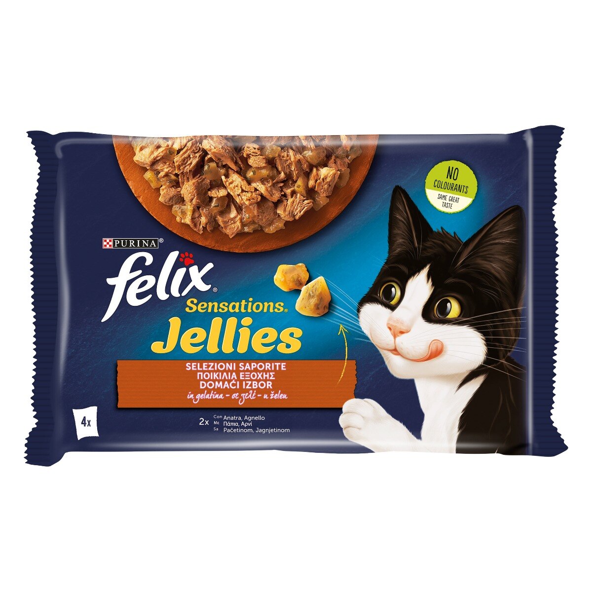 FELIX® Sensations Jellies Selezioni Saporite - (Anatra/Agnello)
