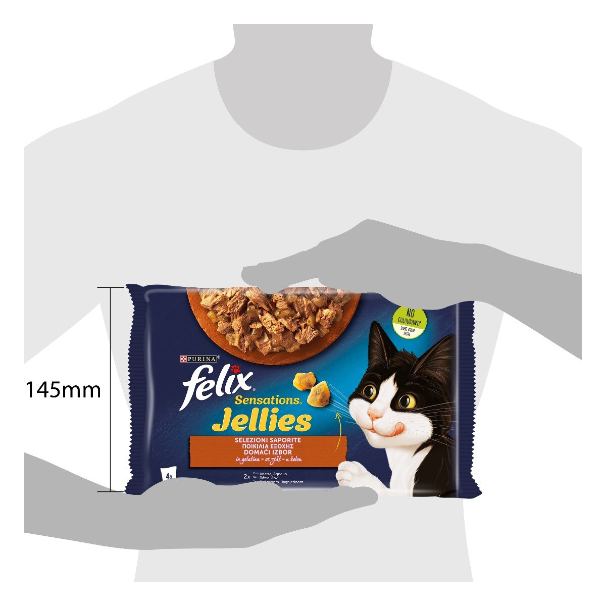 FELIX® Sensations Jellies Selezioni Saporite - (Anatra/Agnello)