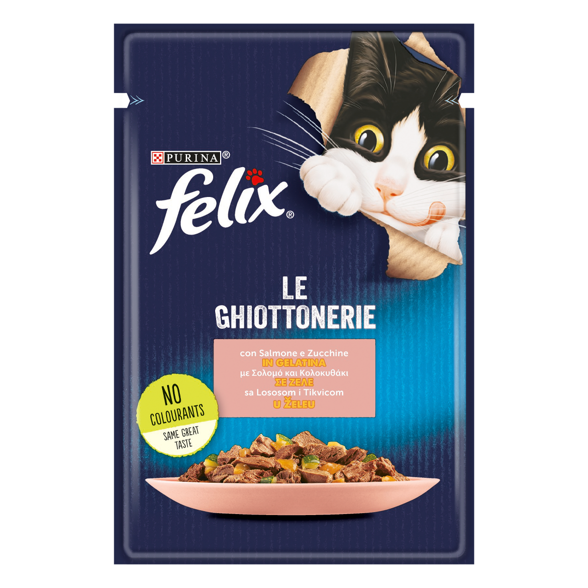 FELIX® LE GHIOTTONERIE SALMONE E ZUCCHINE IN GELATINA