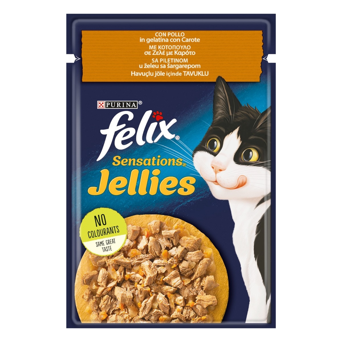 FELIX® Sensations POLLO IN GELATINA CON CAROTE 26x85g IT