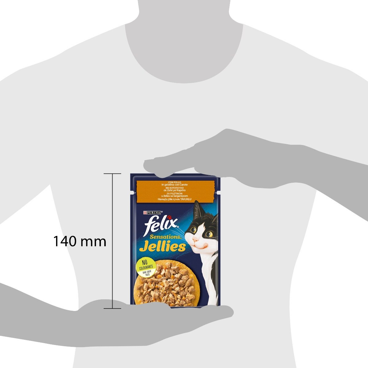 FELIX® Sensations POLLO IN GELATINA CON CAROTE 26x85g IT