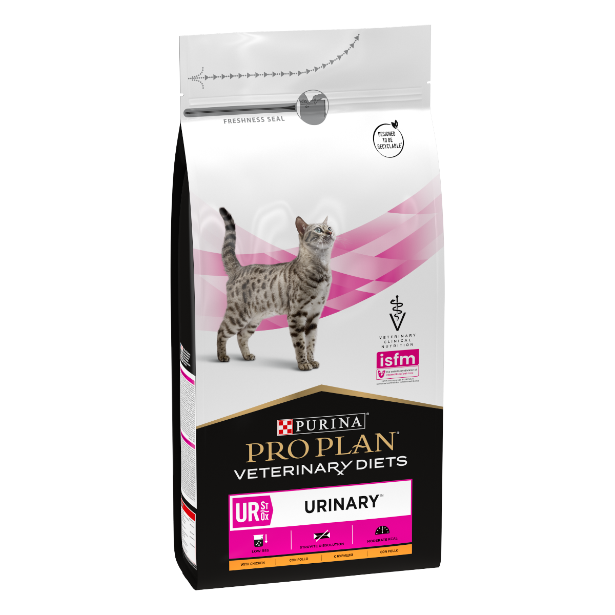PURINA PRO PLAN® VETERINARY DIETS secco gatto UR Urinary St/Ox con Pollo