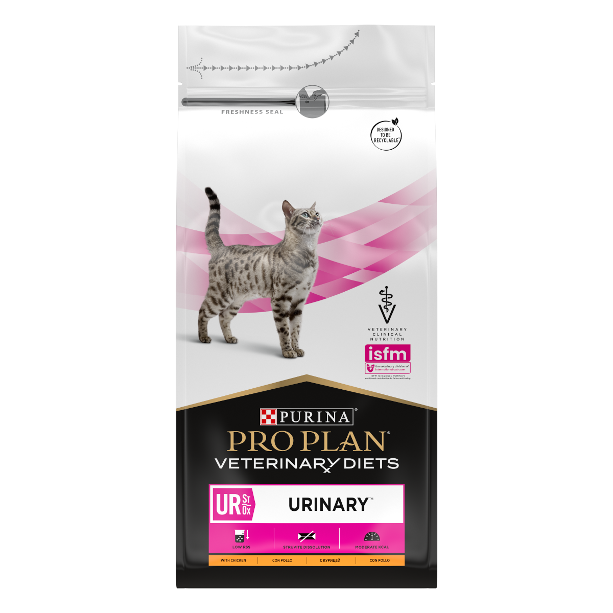 PURINA PRO PLAN® VETERINARY DIETS secco gatto UR Urinary St/Ox con Pollo