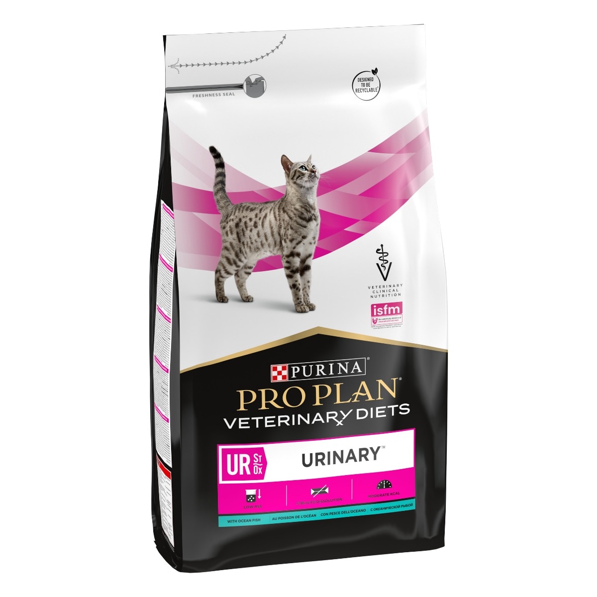 PURINA PRO PLAN® VETERINARY DIETS secco gatto UR Urinary St/Ox con Pesce dell'oceano