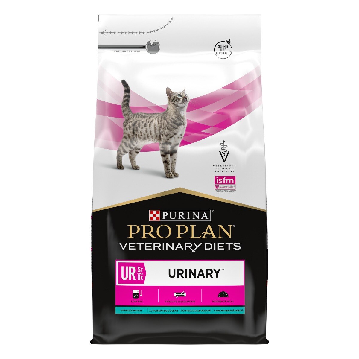 PURINA PRO PLAN® VETERINARY DIETS secco gatto UR Urinary St/Ox con Pesce dell'oceano