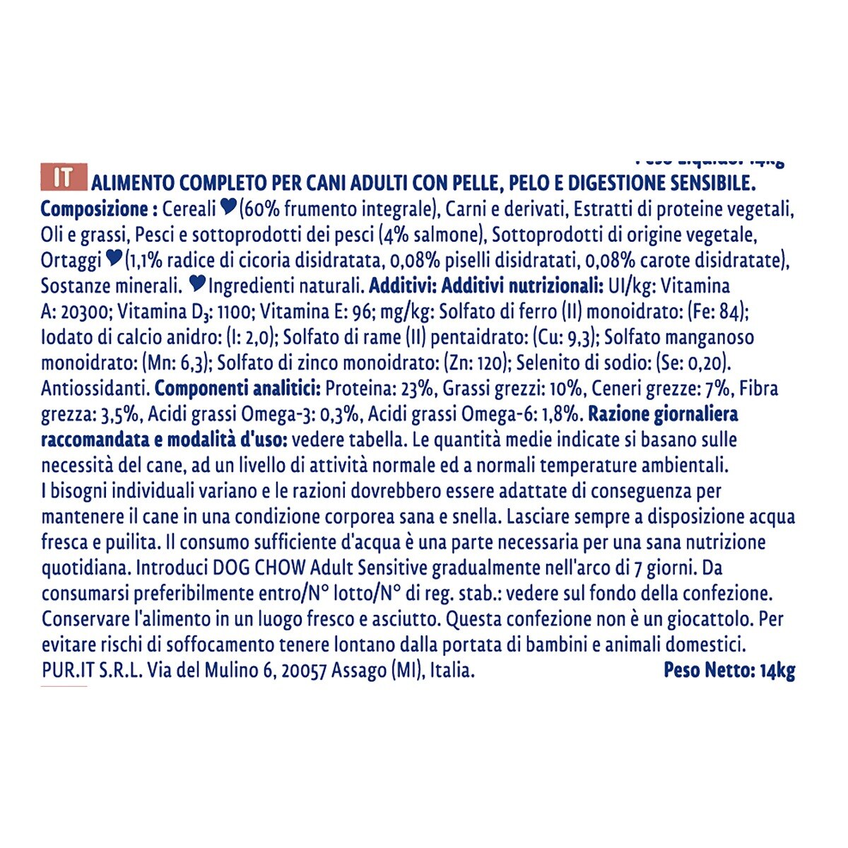 Dog Chow® Sensitive con Salmone