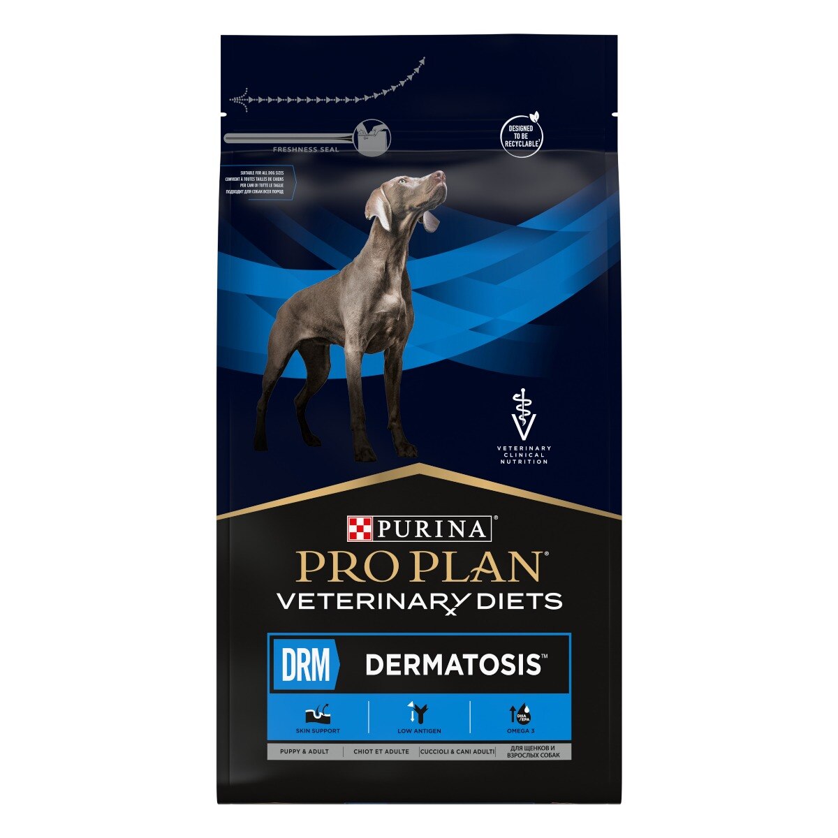 PURINA PRO PLAN® VETERINARY DIETS secco cane DRM Dermatosis