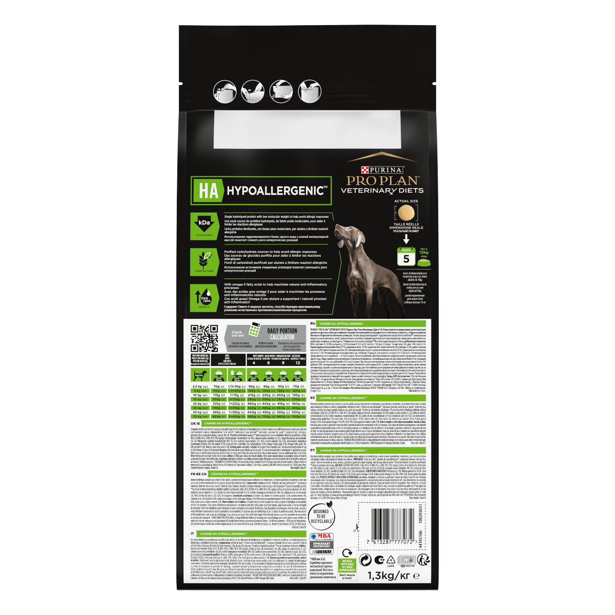 PURINA PRO PLAN® VETERINARY DIETS secco cane HA Hypoallergenic