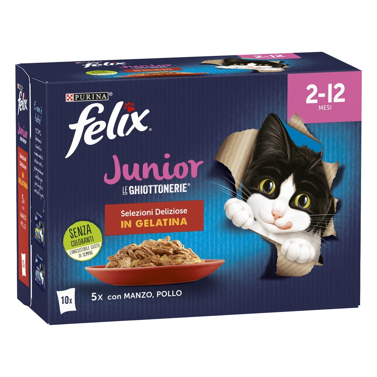 FELIX® Ghiottonerie Junior - (Manzo/Pollo)