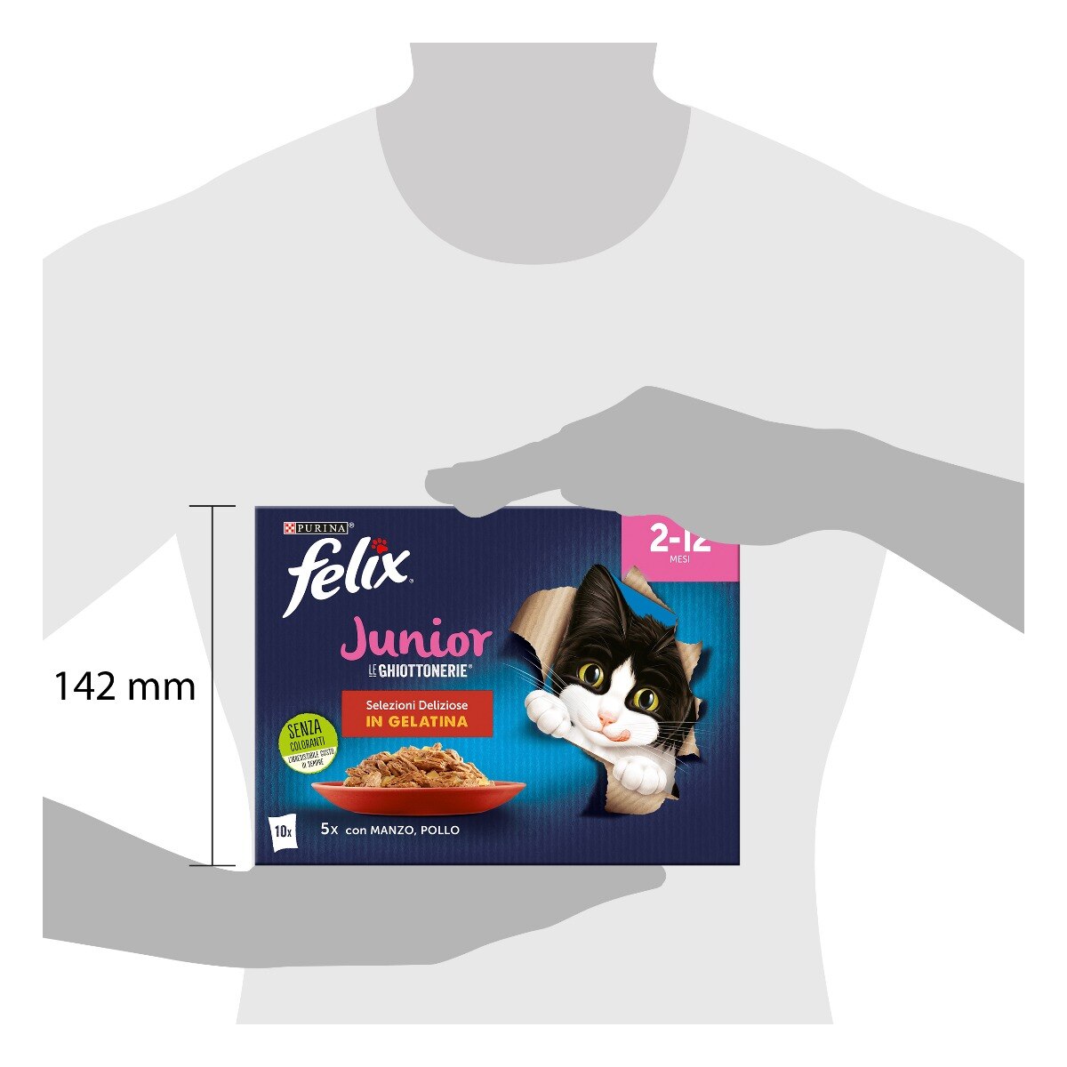 FELIX® Ghiottonerie Junior - (Manzo/Pollo)
