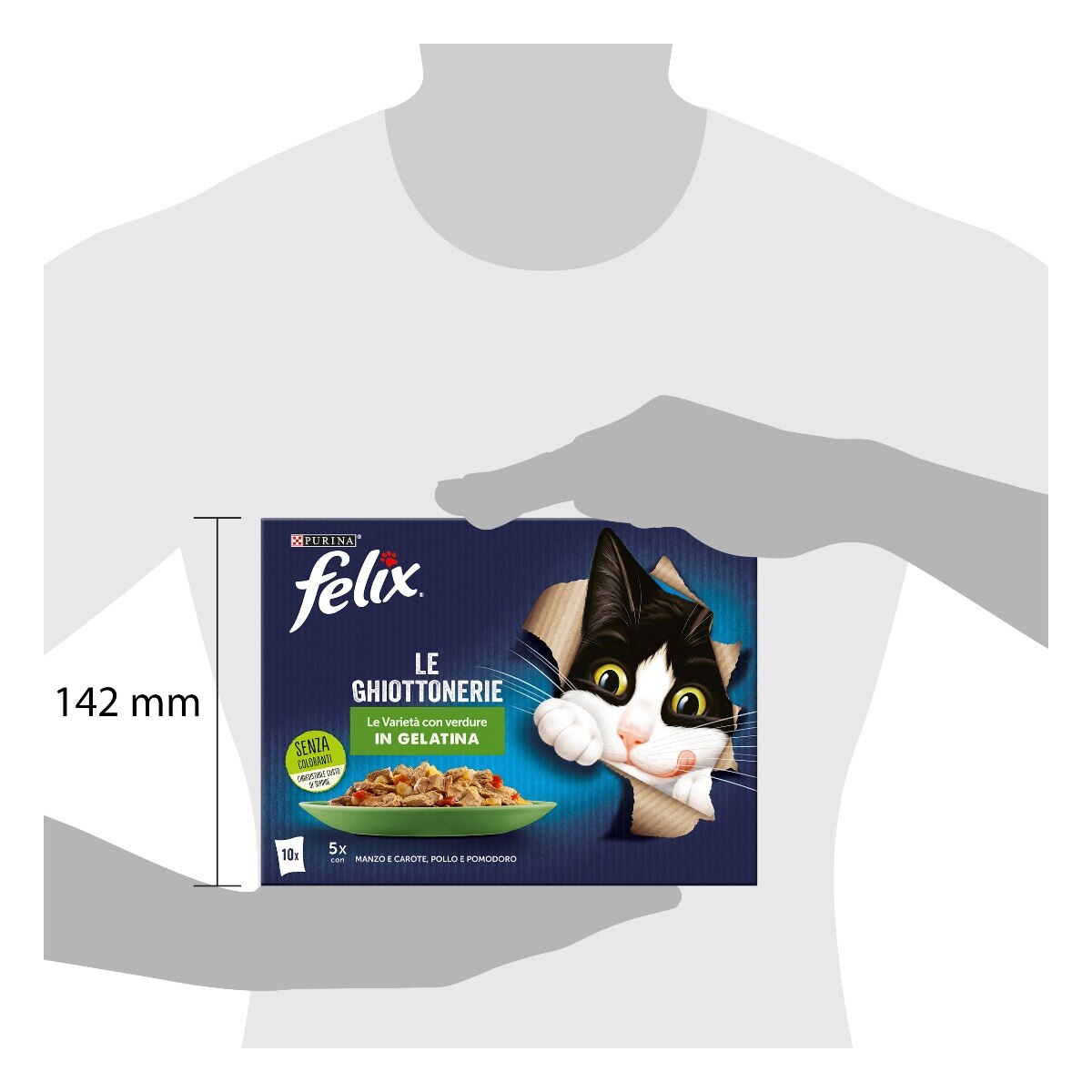 FELIX® Ghiottonerie Le Varietà con Verdure - (Manzo & Carote/Pollo & Pomodoro)